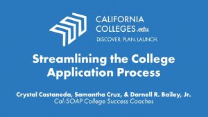 Streamlining the College Application Process