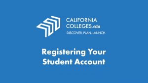 Registering Your Student Account