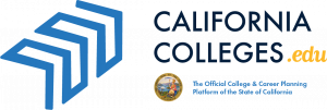 CaliforniaColleges.edu Logo with Tagline and State Seal