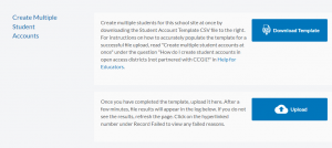 Creating Basic Student Accounts