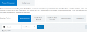 Creating Basic Student Accounts