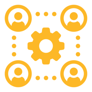 Gear and Community icon
