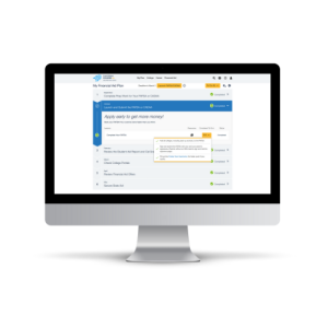 Financial Aid Lessons on Mac Screen