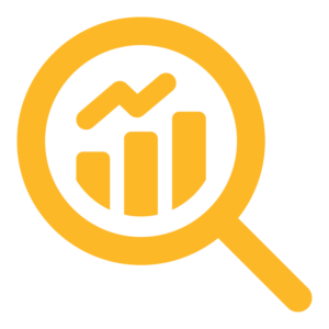 Analyze data icon